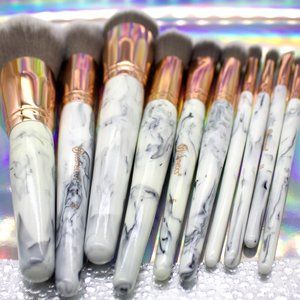 BH Cosmetics Marble Luxe Brush Set